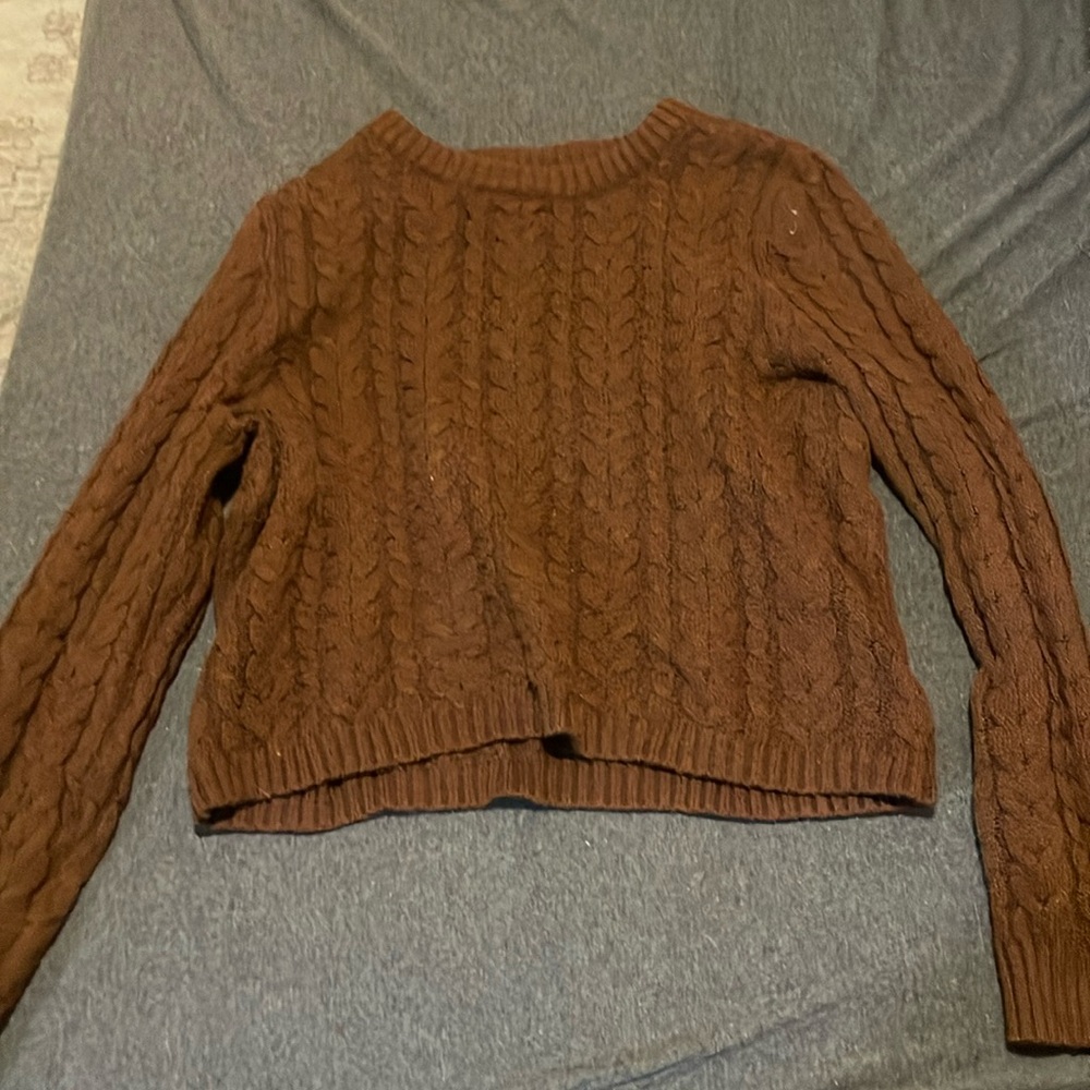 Dark brown American Eagle sweater XL